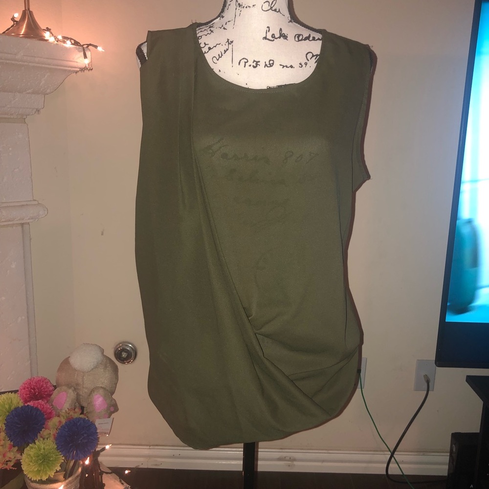 Blouse olive
